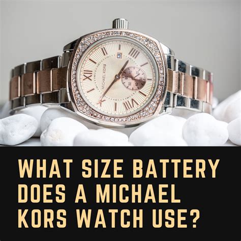 what battery do michael kors watches use